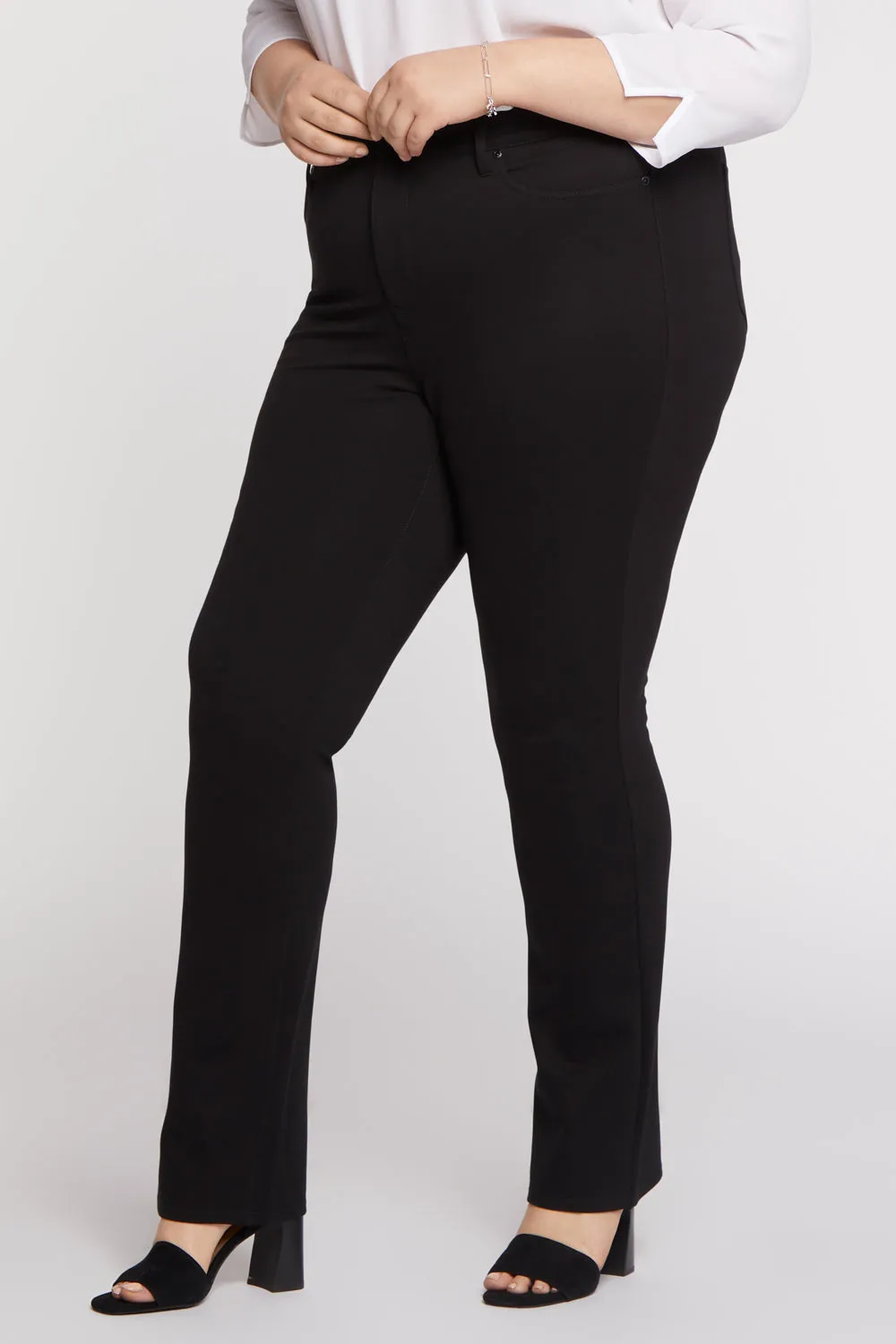 Marilyn Straight Pants In Plus Size - Black sold by NYDJ product image thumbnail 3