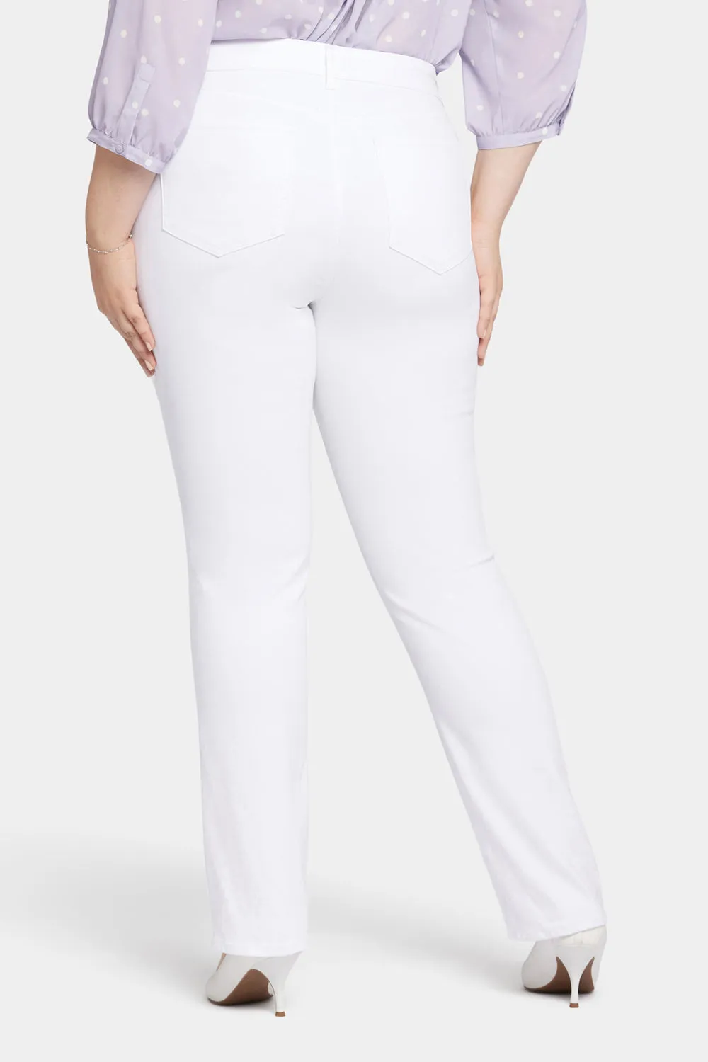 Marilyn Straight Jeans In Plus Size - Optic White sold by NYDJ product image thumbnail 2