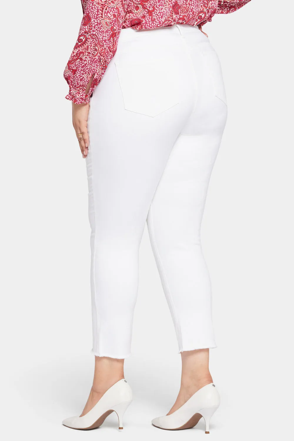 Sheri Slim Ankle Jeans In Plus Size - Optic White sold by NYDJ product image thumbnail 2