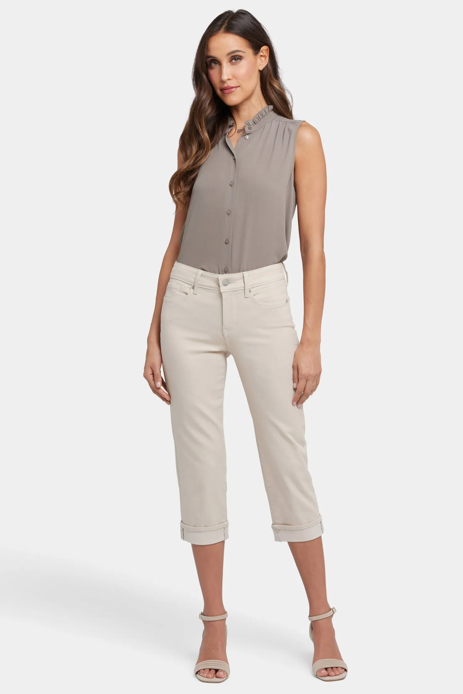 Marilyn Straight Crop Jeans - Feather sold by NYDJ product image thumbnail 4