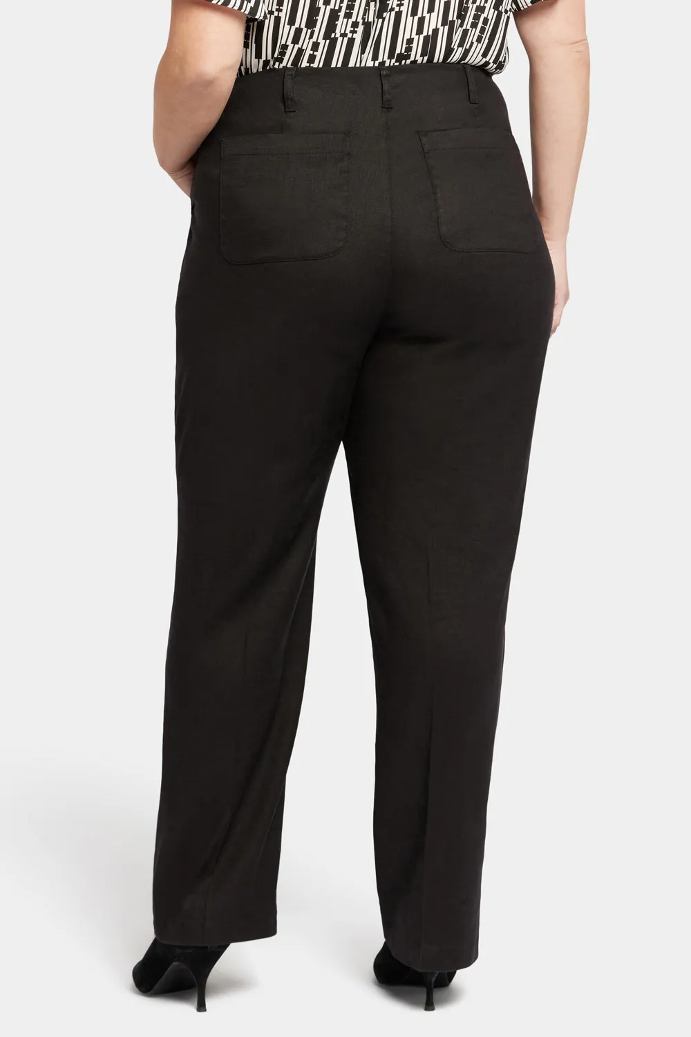 Marilyn Straight Pants In Plus Size - Black sold by NYDJ product image thumbnail 2