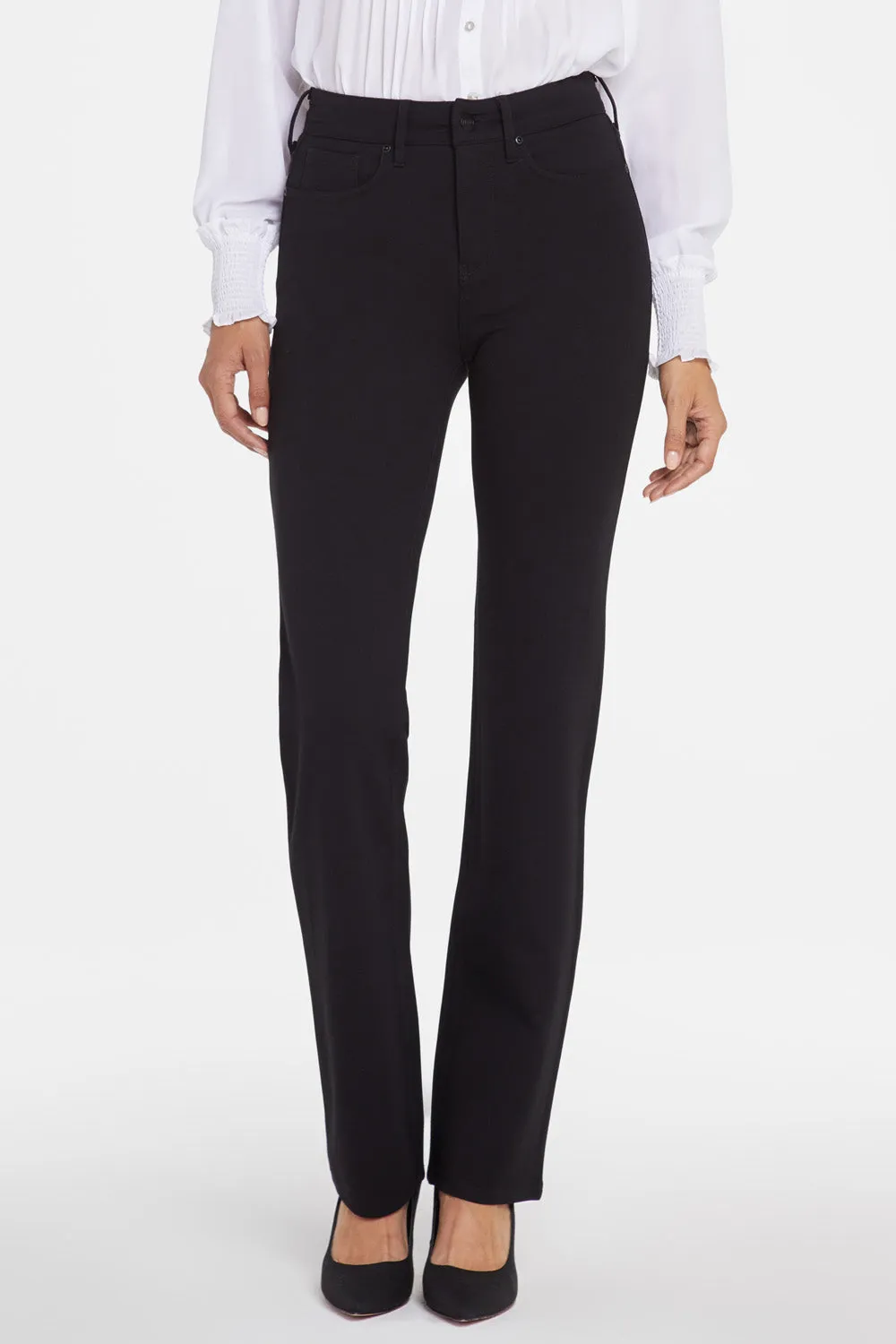 Marilyn Straight Pants In Petite - Black sold by NYDJ product image thumbnail 3