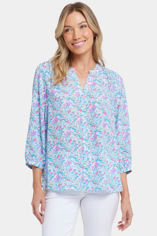 Pintuck Blouse - Serafia sold by NYDJ