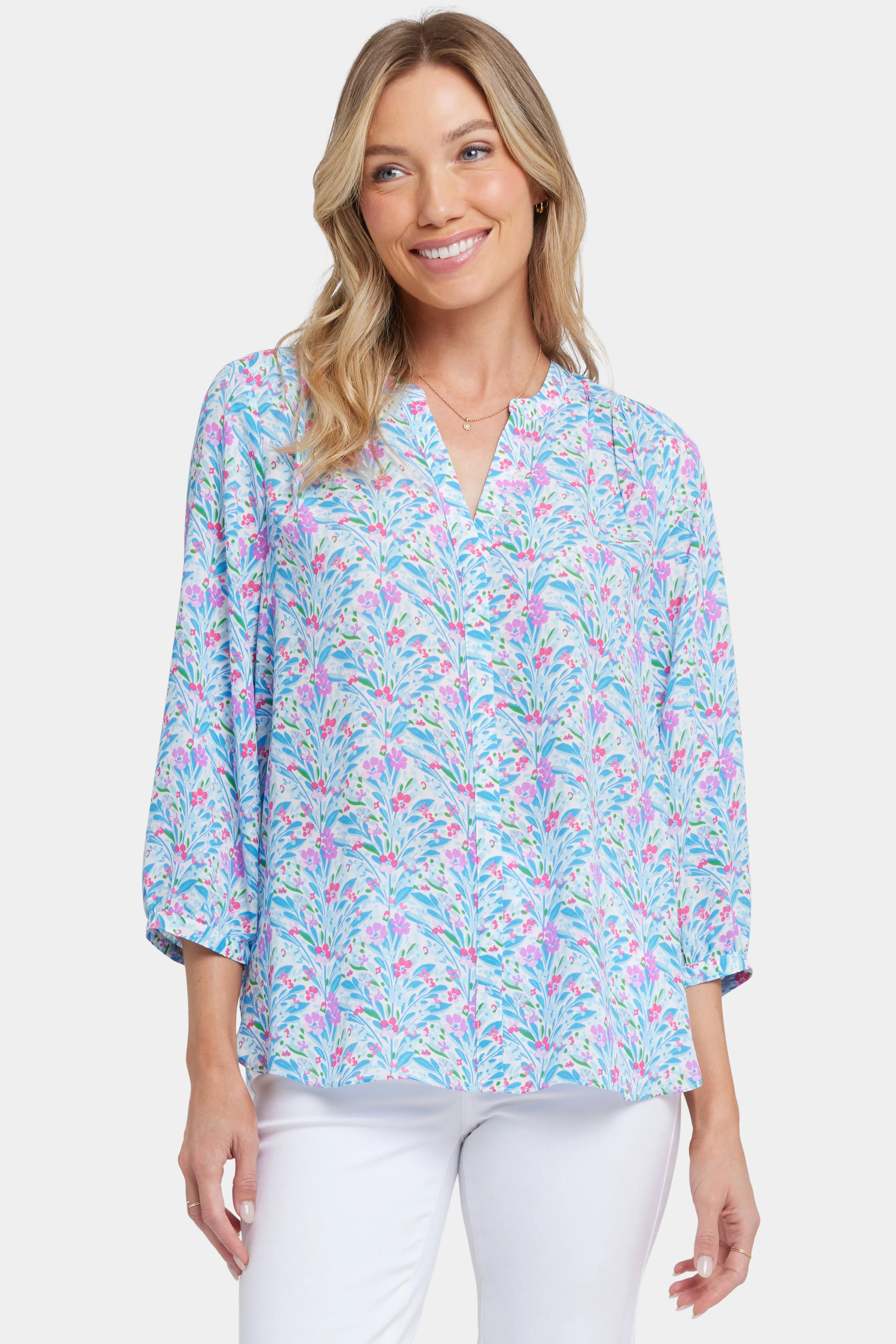 Pintuck Blouse - Serafia sold by NYDJ