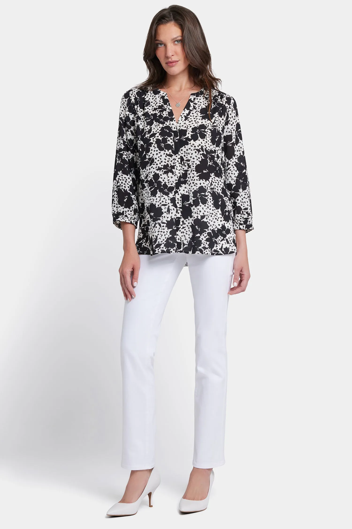 Pintuck Blouse - Lauroeta sold by NYDJ product image thumbnail 5