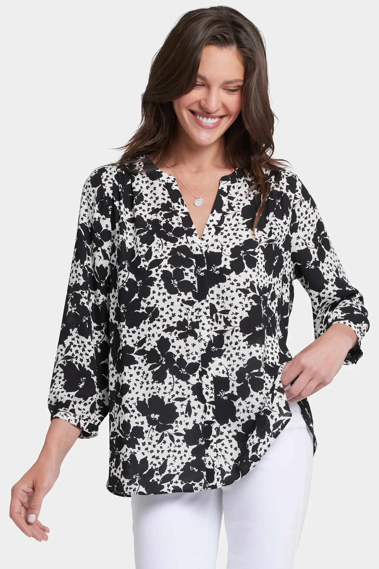 Pintuck Blouse - Lauroeta sold by NYDJ product image thumbnail 4