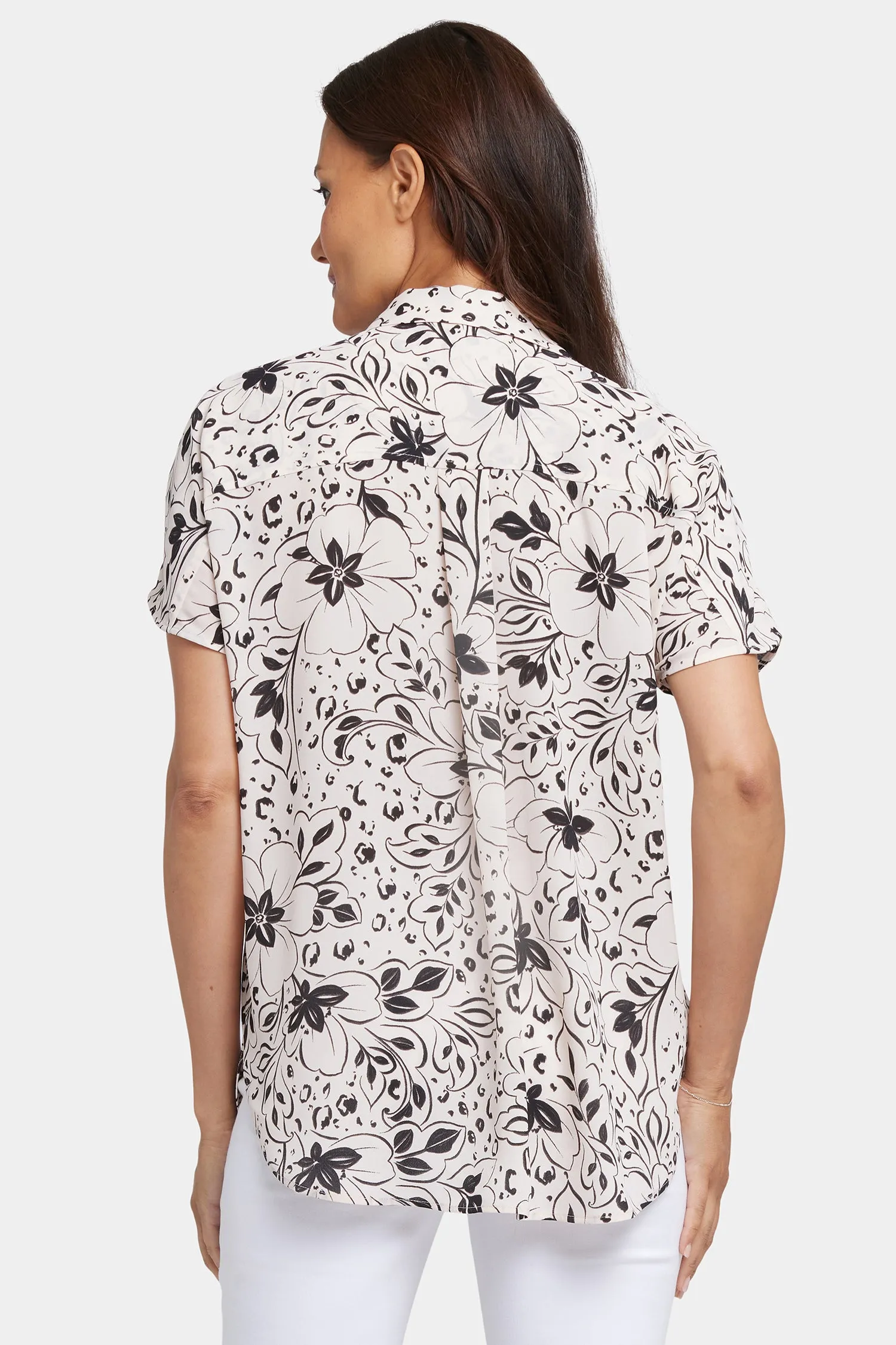 Becky Short Sleeved Blouse - Luna Flores sold by NYDJ product image thumbnail 2