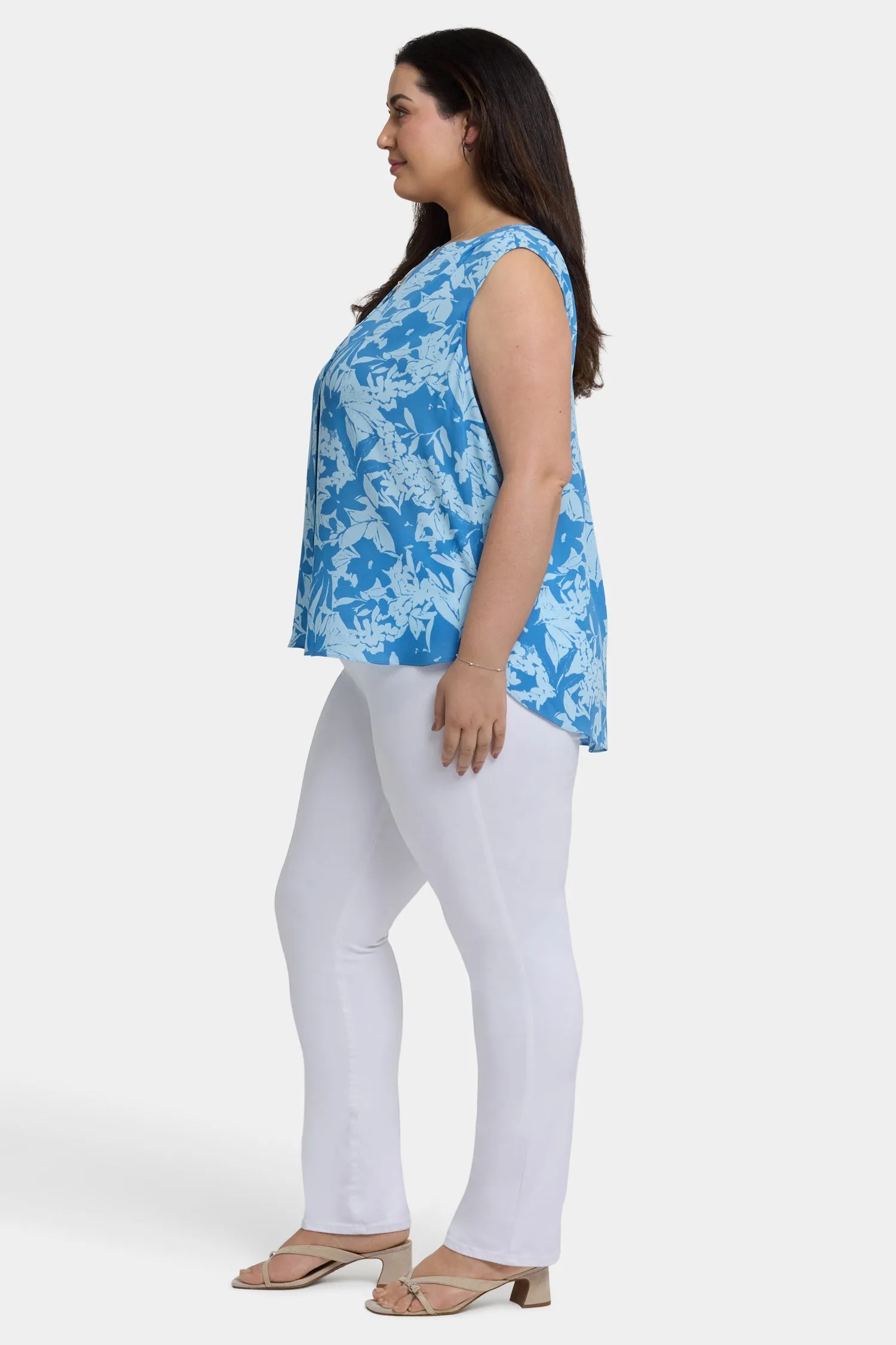 Sleeveless Pintuck Blouse In Plus Size - Bellavista sold by NYDJ product image thumbnail 3