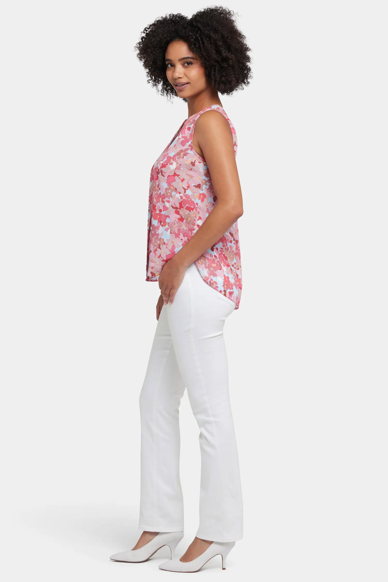 Sleeveless Pintuck Blouse - Luciana sold by NYDJ product image thumbnail 3