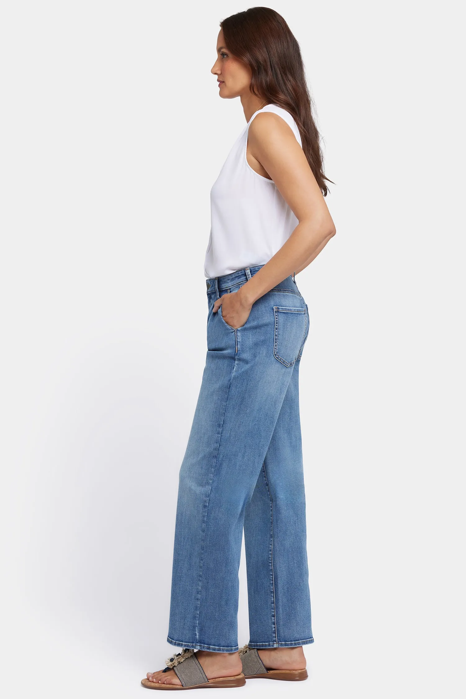 Relaxed Trouser Jeans In Petite - Barcelona Breeze sold by NYDJ product image thumbnail 5