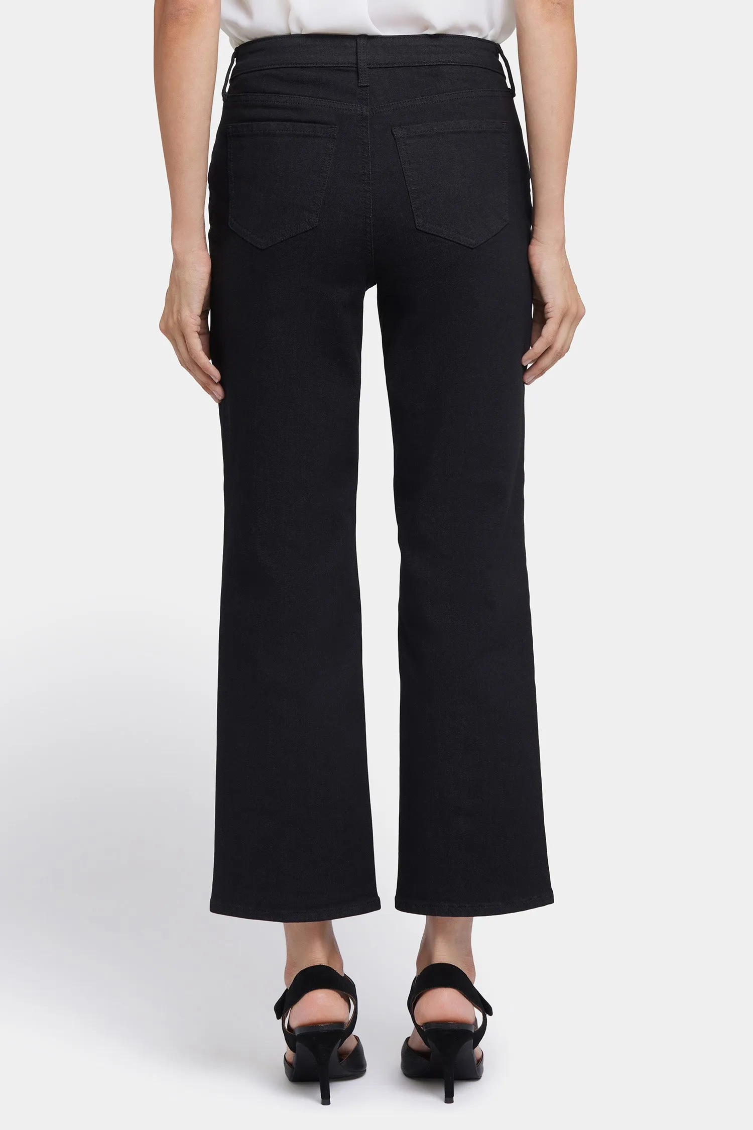 Bailey Relaxed Straight Ankle Jeans In Petite - Black sold by NYDJ product image thumbnail 2