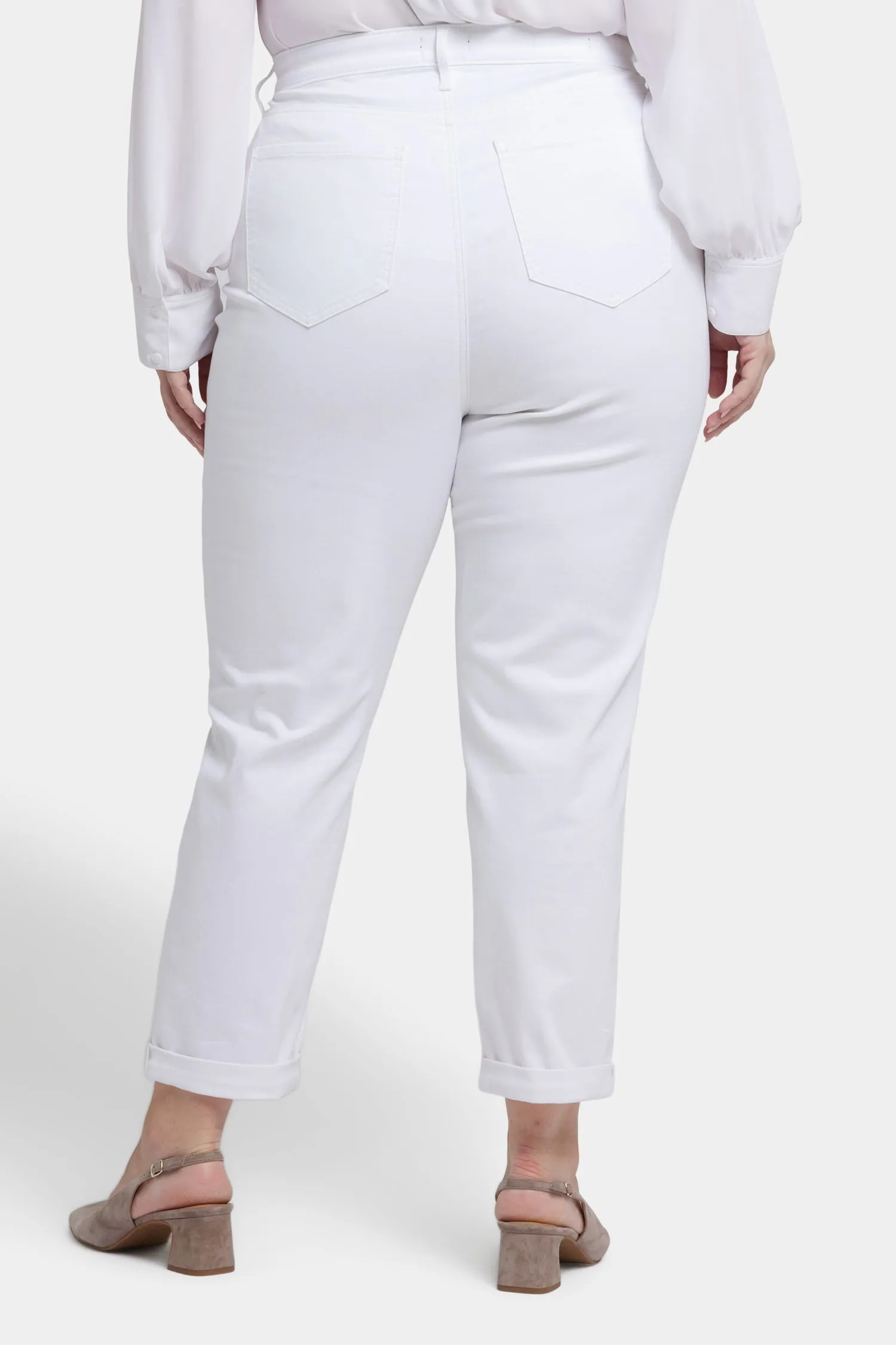 Margot Girlfriend Jeans In Plus Size - Optic White sold by NYDJ product image thumbnail 2