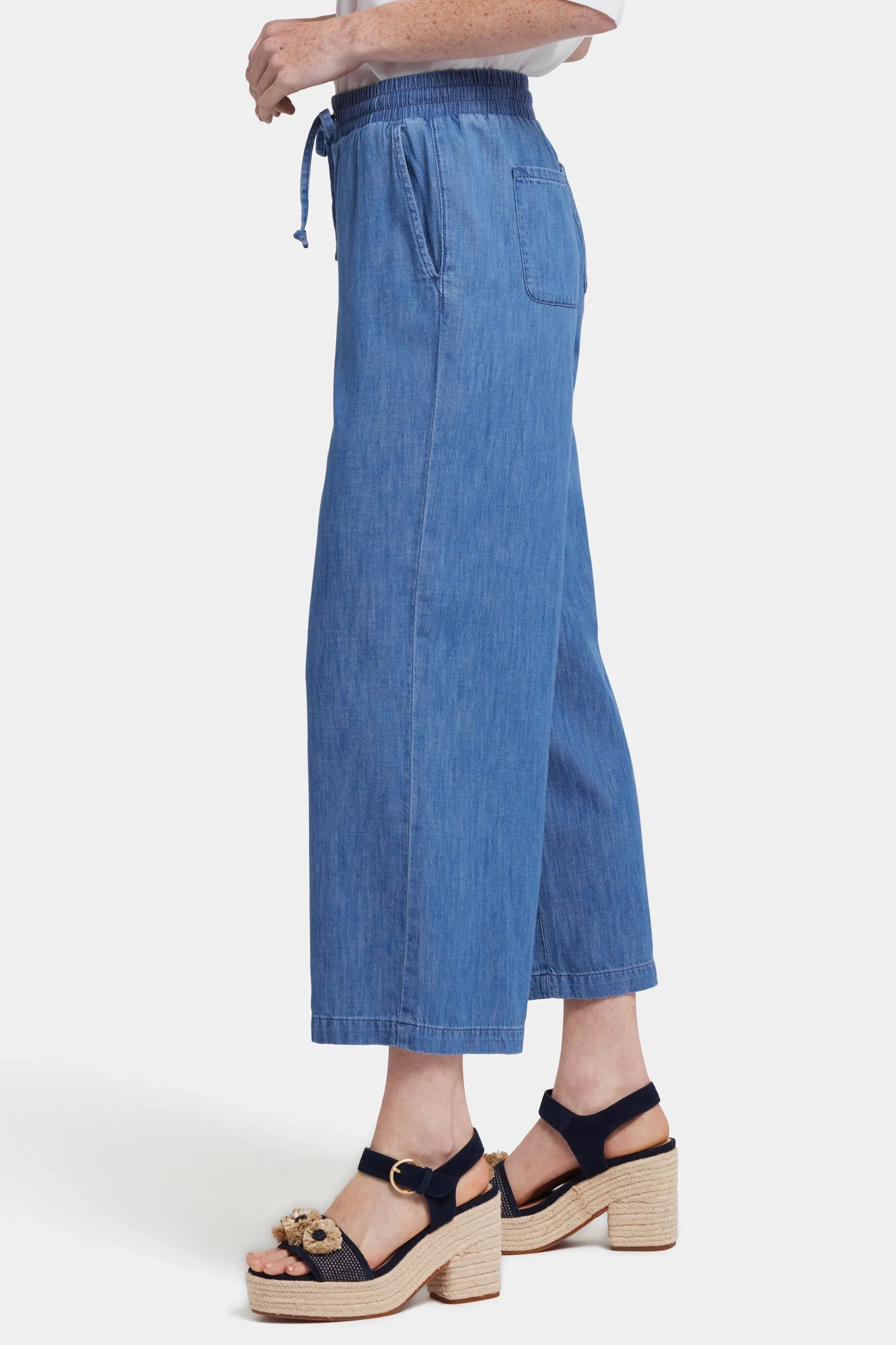 Jayne Pull-On Wide Leg Ankle Pants - Everly sold by NYDJ product image thumbnail 3