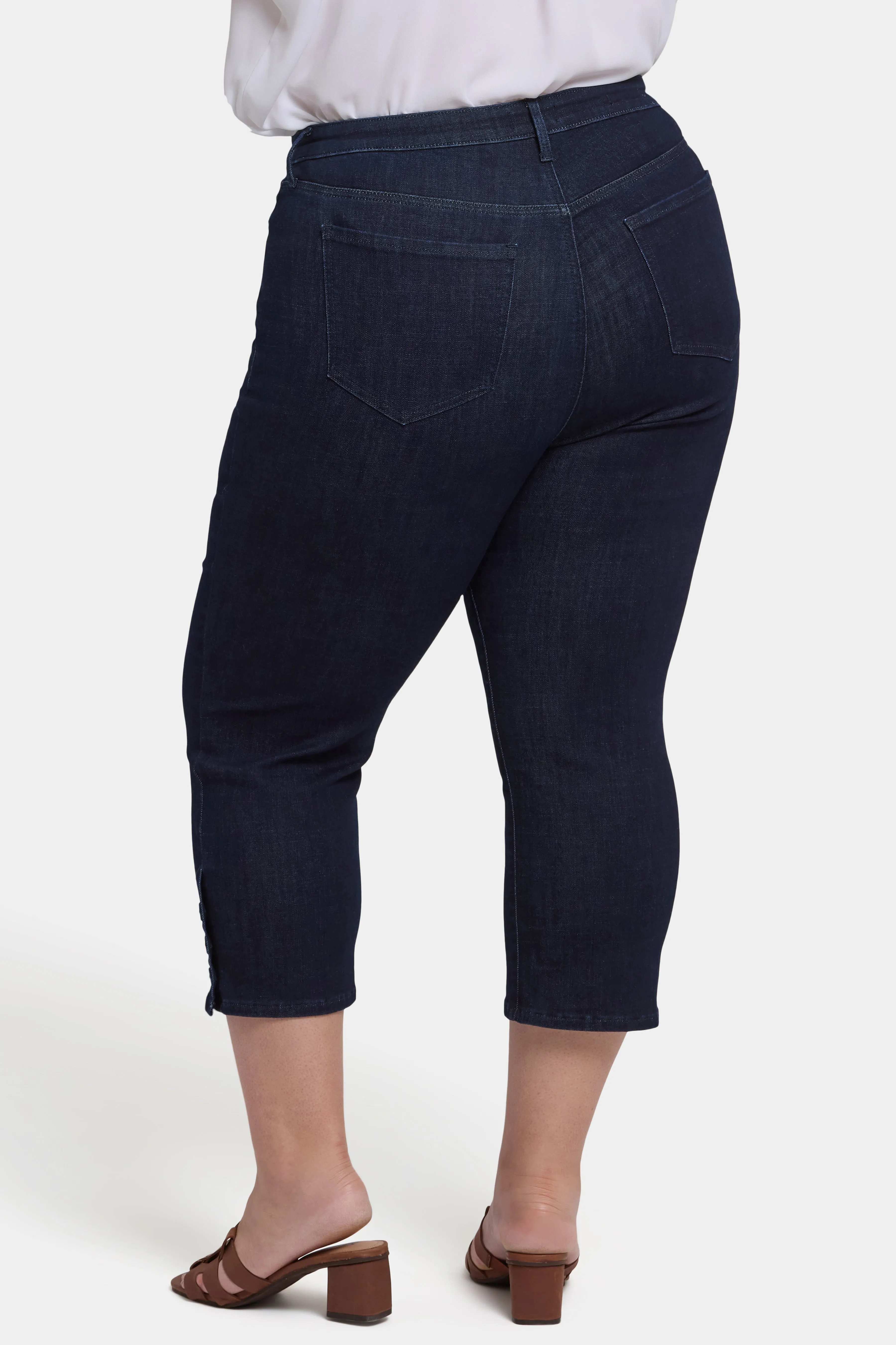 Joni Relaxed Capri Jeans In Plus Size - Rinse sold by NYDJ product image thumbnail 2