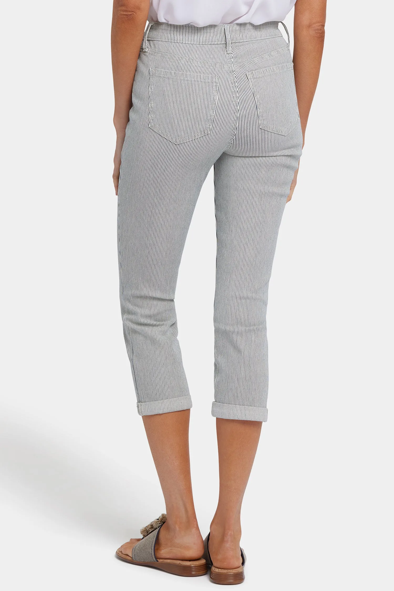 Chloe Skinny Capri Jeans In Petite - Luarca Stripe sold by NYDJ product image thumbnail 2
