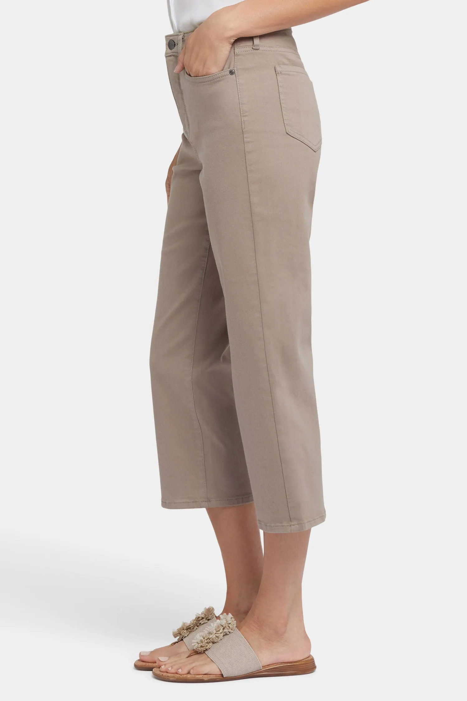 Joni Relaxed Capri Jeans - Saddlewood sold by NYDJ product image thumbnail 3