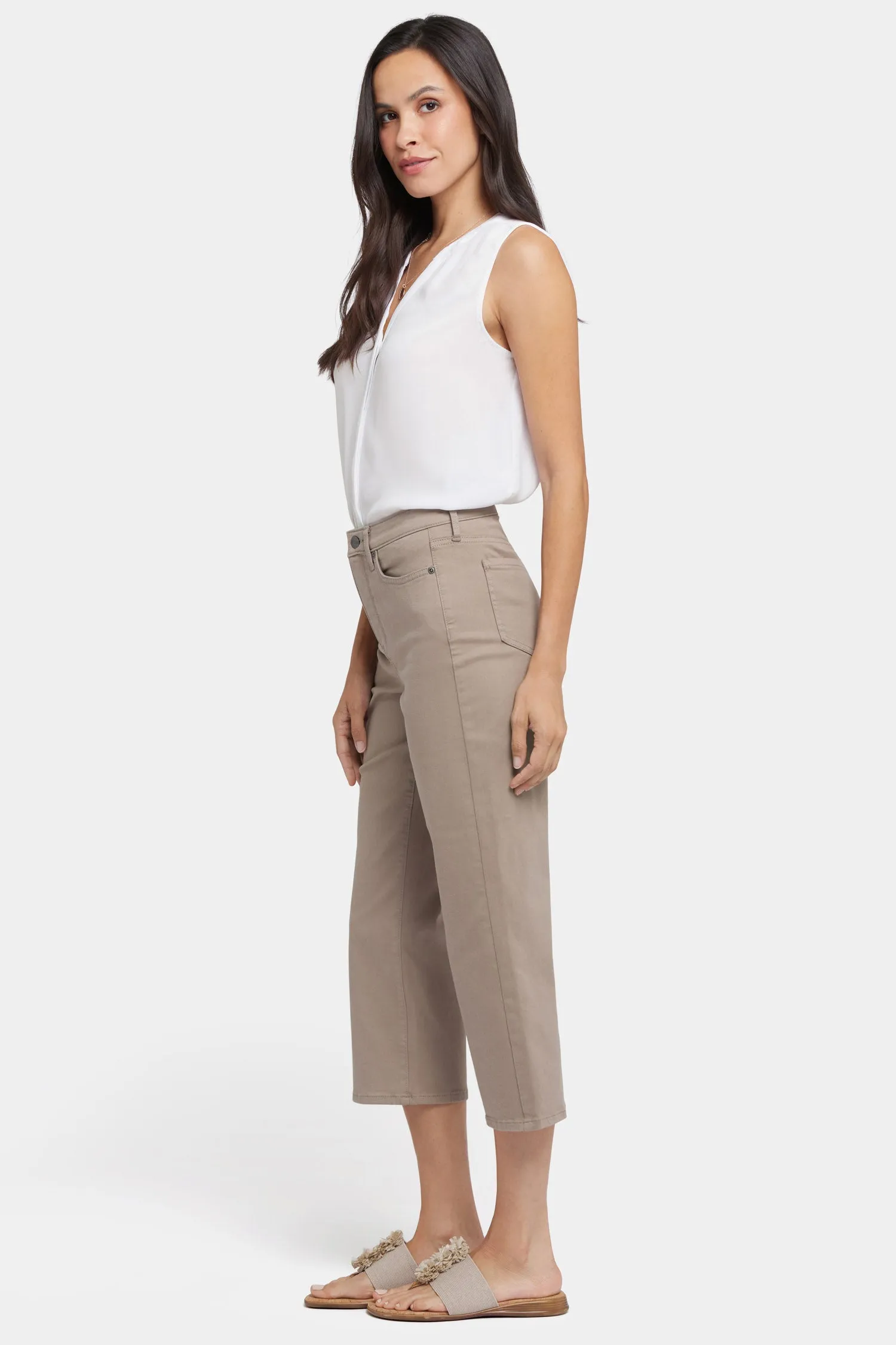 Joni Relaxed Capri Jeans - Saddlewood sold by NYDJ product image thumbnail 5