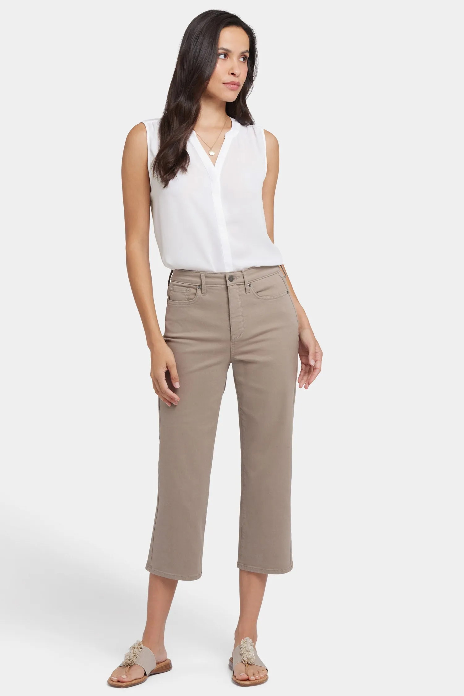 Joni Relaxed Capri Jeans - Saddlewood sold by NYDJ product image thumbnail 4