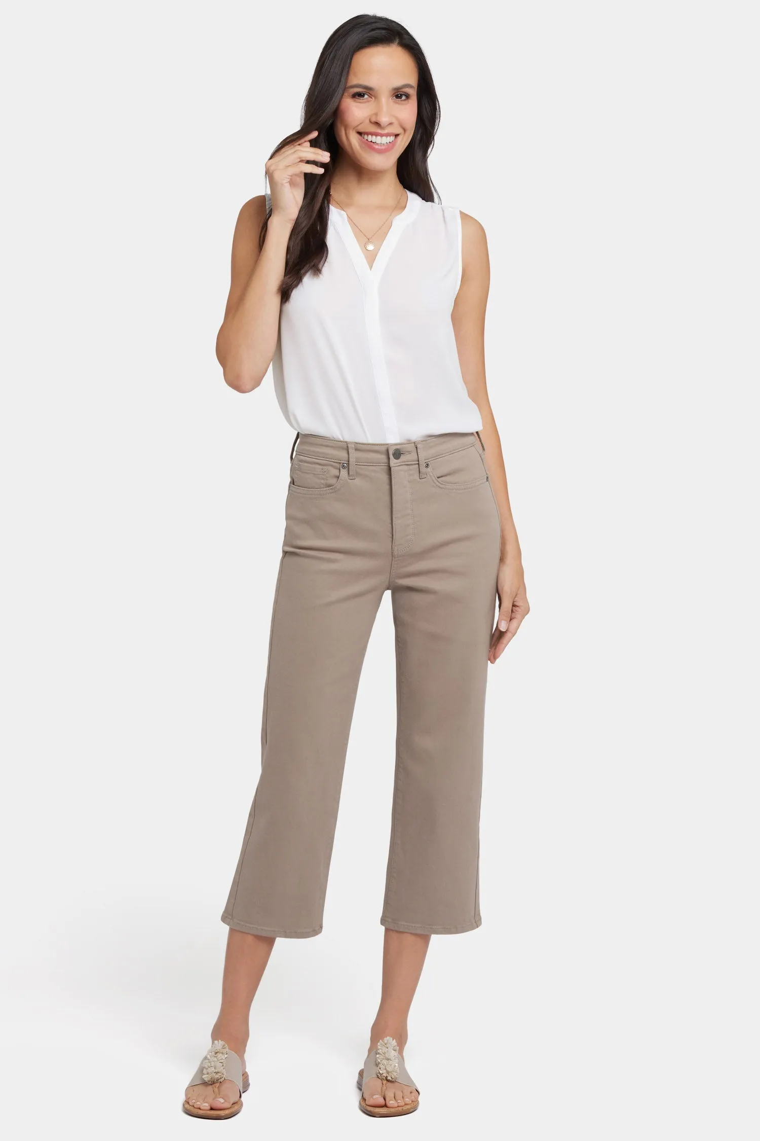 Joni Relaxed Capri Jeans - Saddlewood sold by NYDJ
