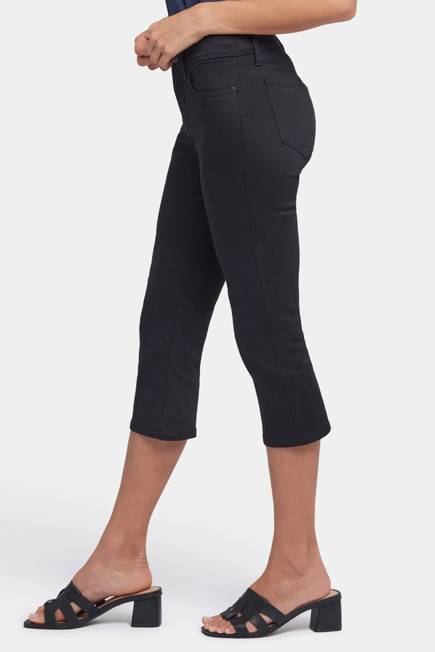 Waist-Match™ Marilyn Straight Crop Jeans - Black sold by NYDJ product image thumbnail 3