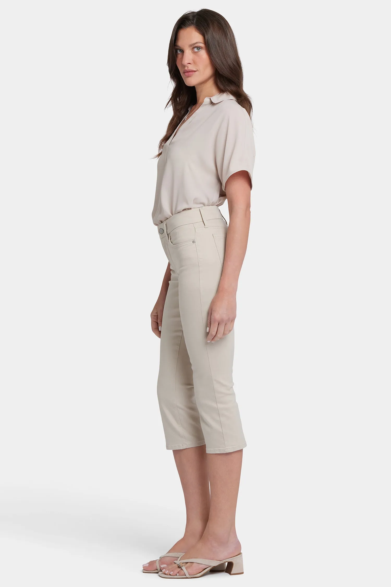 Waist-Match™ Marilyn Straight Crop Jeans In Petite - Feather sold by NYDJ product image thumbnail 5