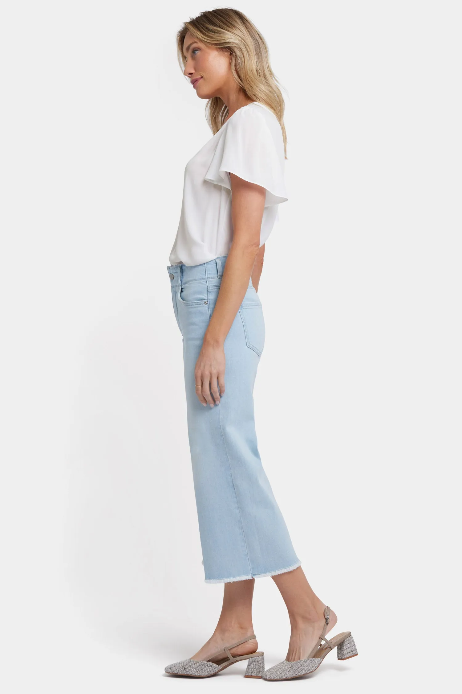 Brigitte Wide Leg Capri Jeans - Clear Waters sold by NYDJ product image thumbnail 5
