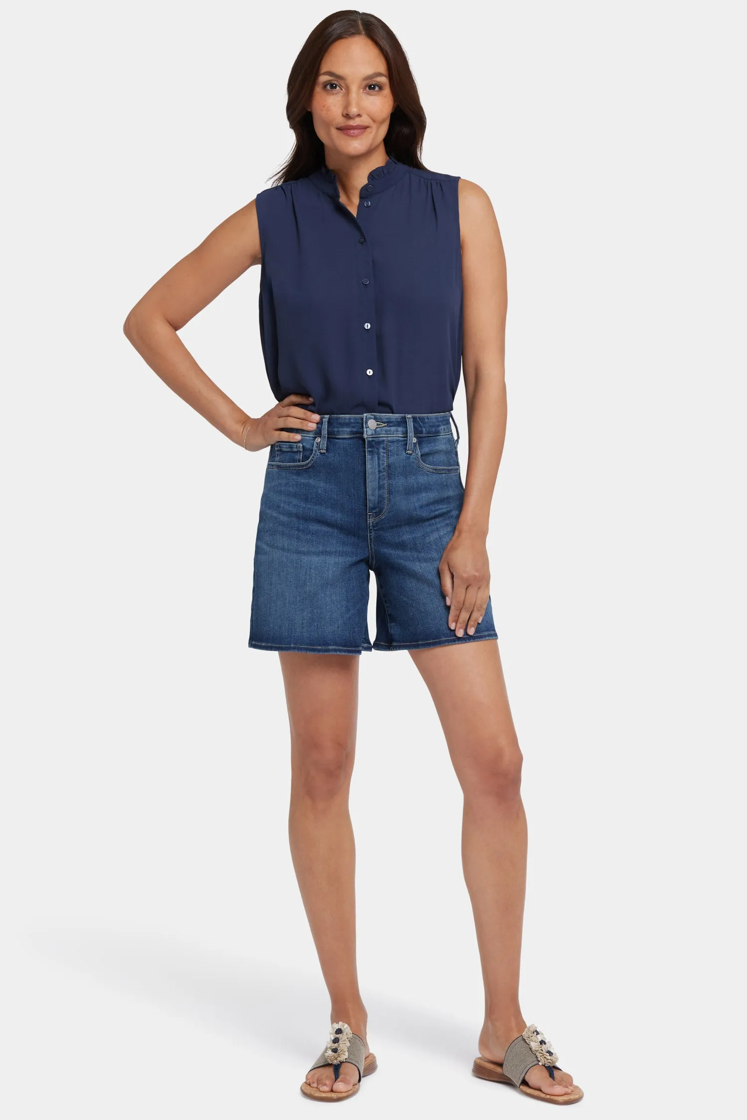 Berkyn Relaxed Denim Shorts - Valencia Surf sold by NYDJ