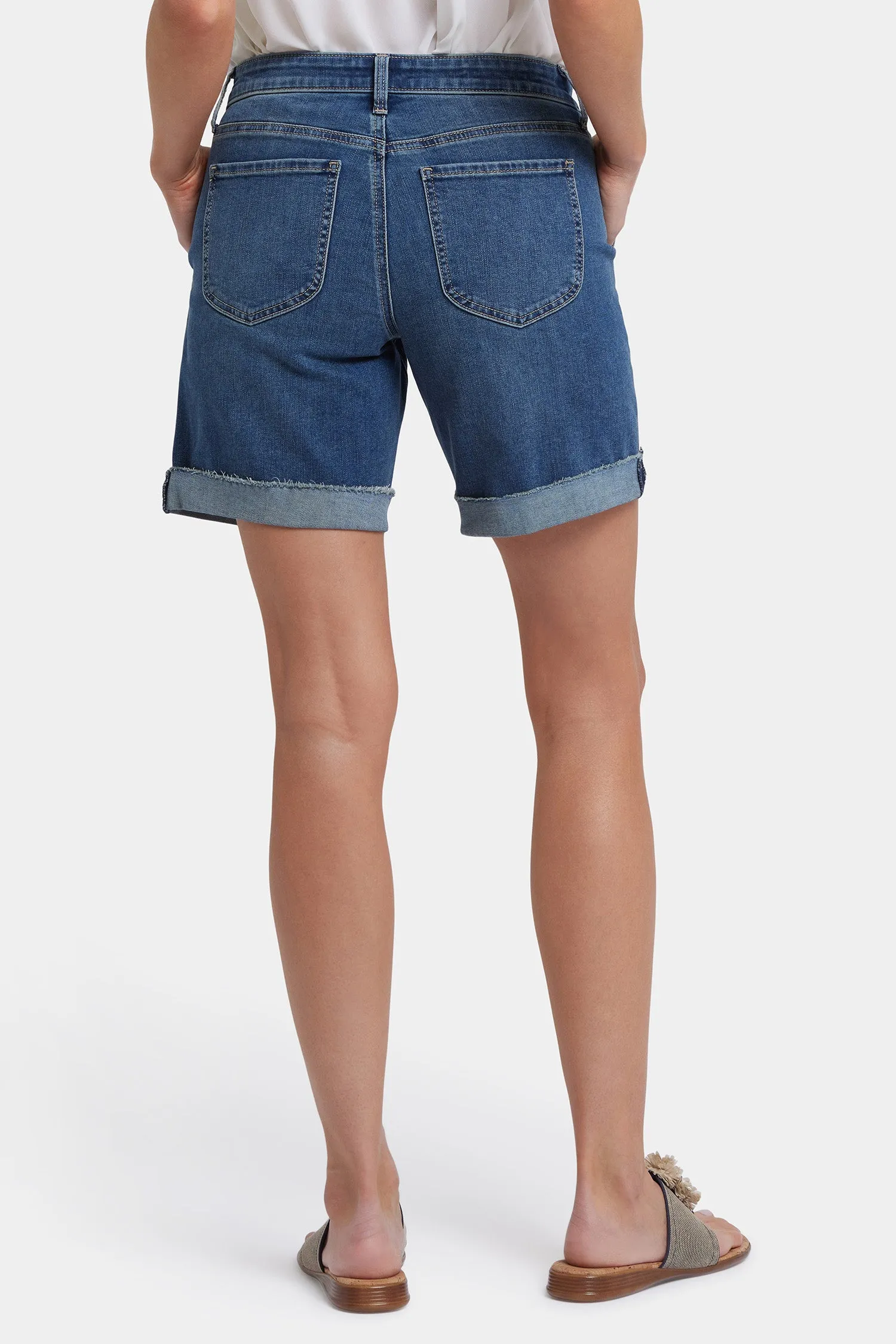 Diana Relaxed Denim Shorts In Petite - Valencia Surf sold by NYDJ product image thumbnail 2