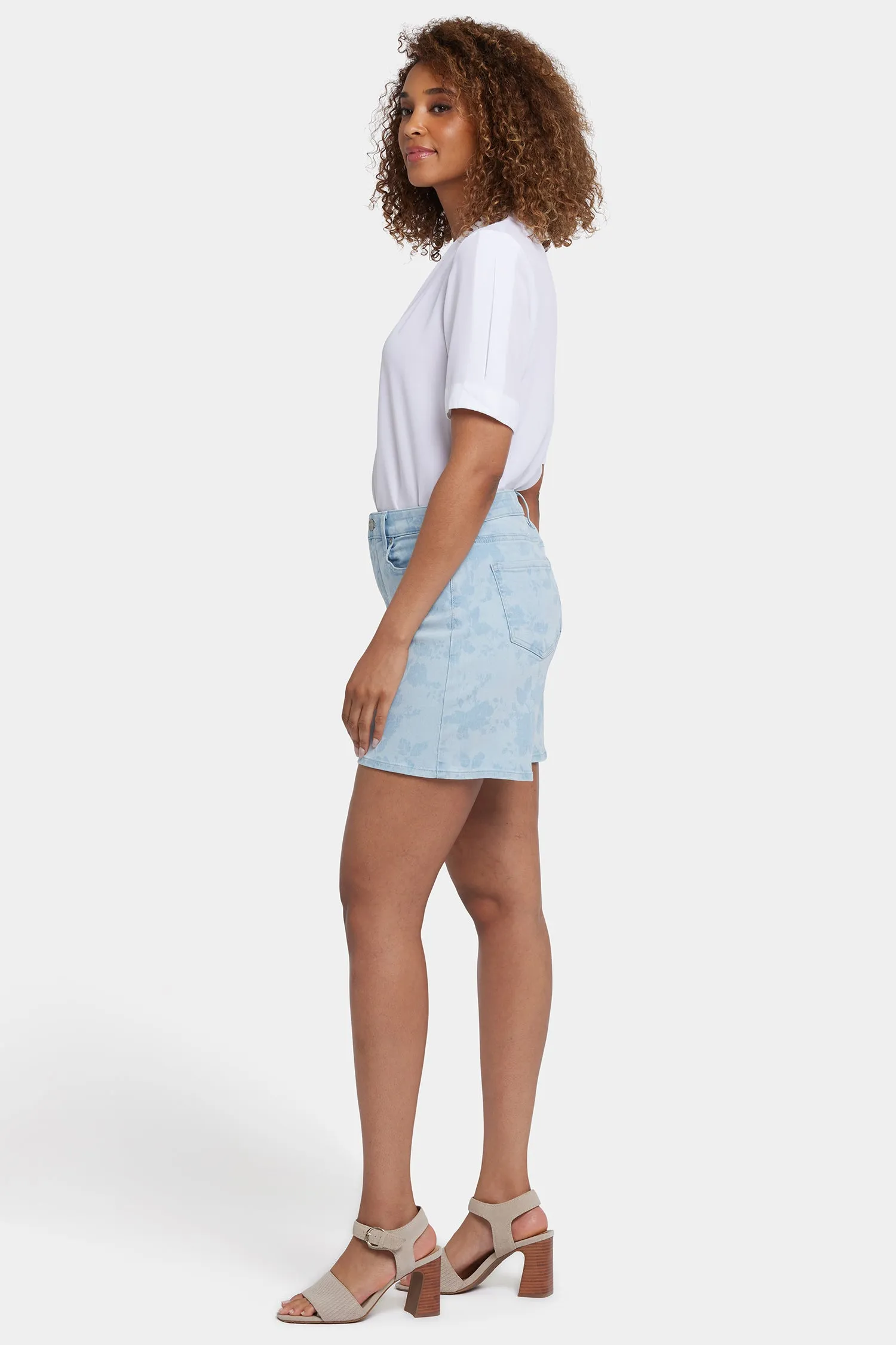 Berkyn Relaxed Denim Shorts - Indigo Rosemary sold by NYDJ product image thumbnail 5