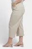 Brigitte Wide Leg Capri Jeans In Plus Size - Feather sold by NYDJ