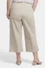 Brigitte Wide Leg Capri Jeans In Plus Size - Feather sold by NYDJ