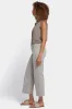 Teresa Wide Leg Ankle Jeans - Hidden Lodge Stripe sold by NYDJ