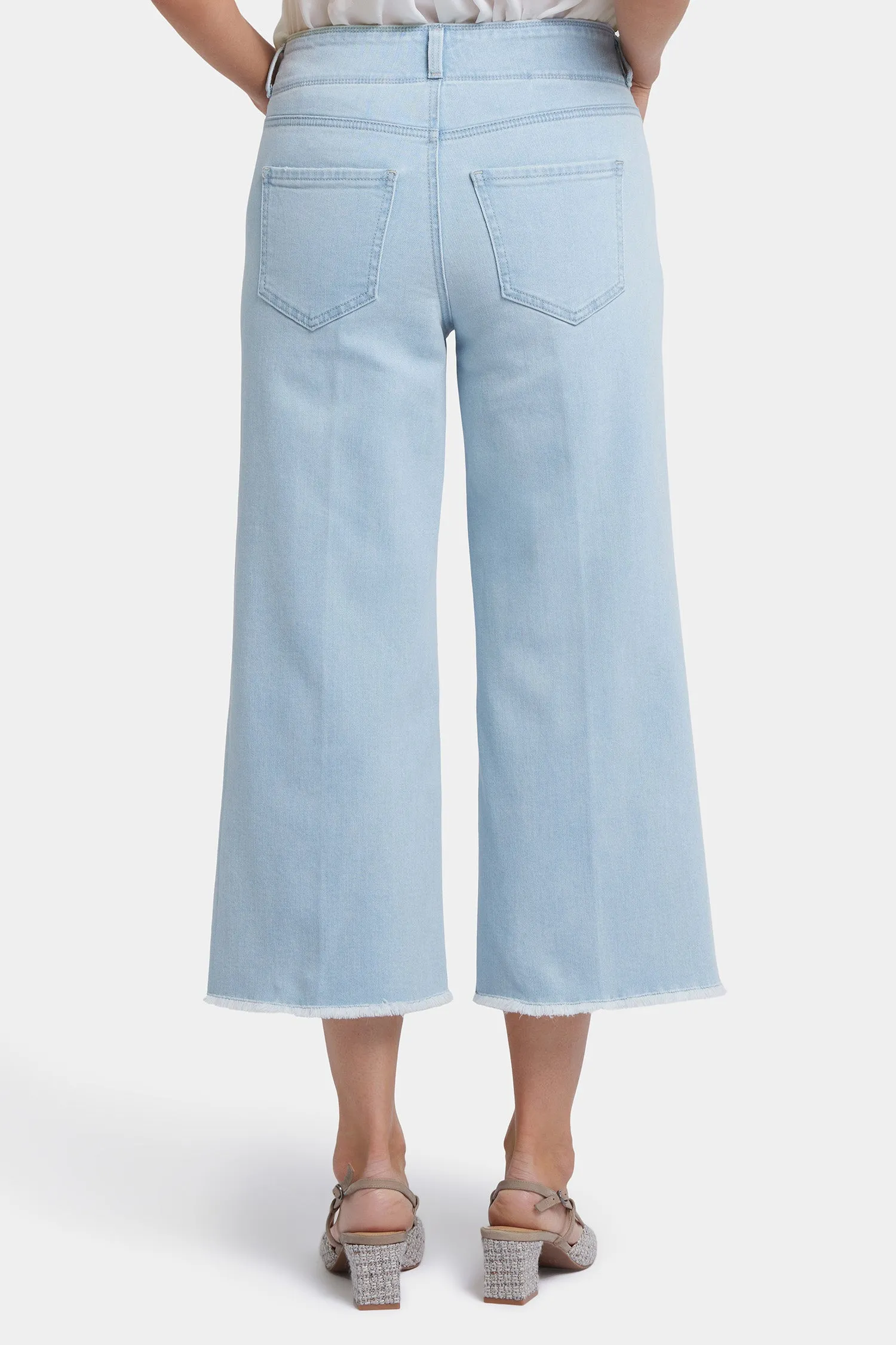 Brigitte Wide Leg Capri Jeans In Petite - Clear Waters sold by NYDJ product image thumbnail 2