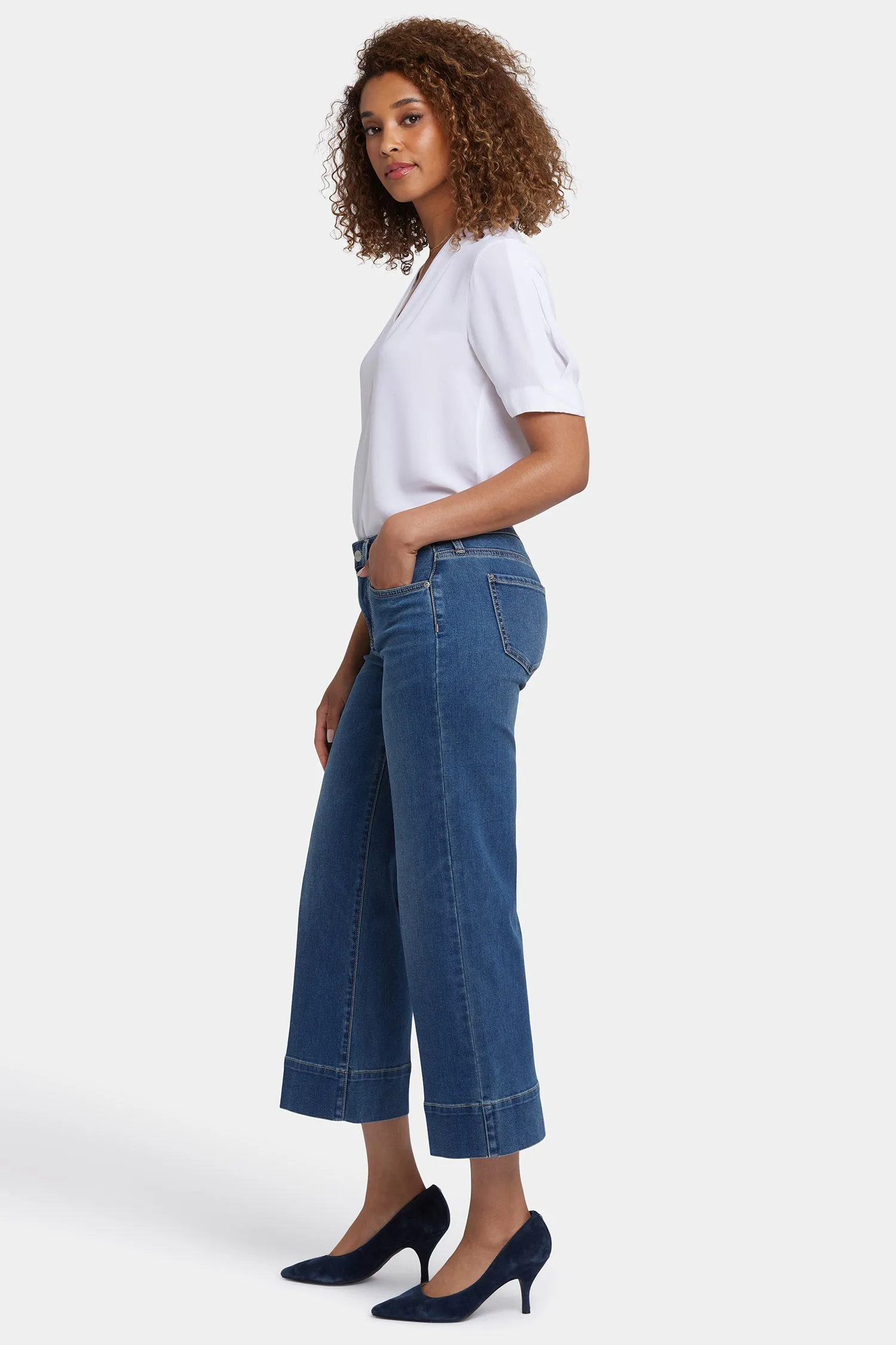 Teresa Wide Leg Ankle Jeans - Valencia Surf sold by NYDJ product image thumbnail 5