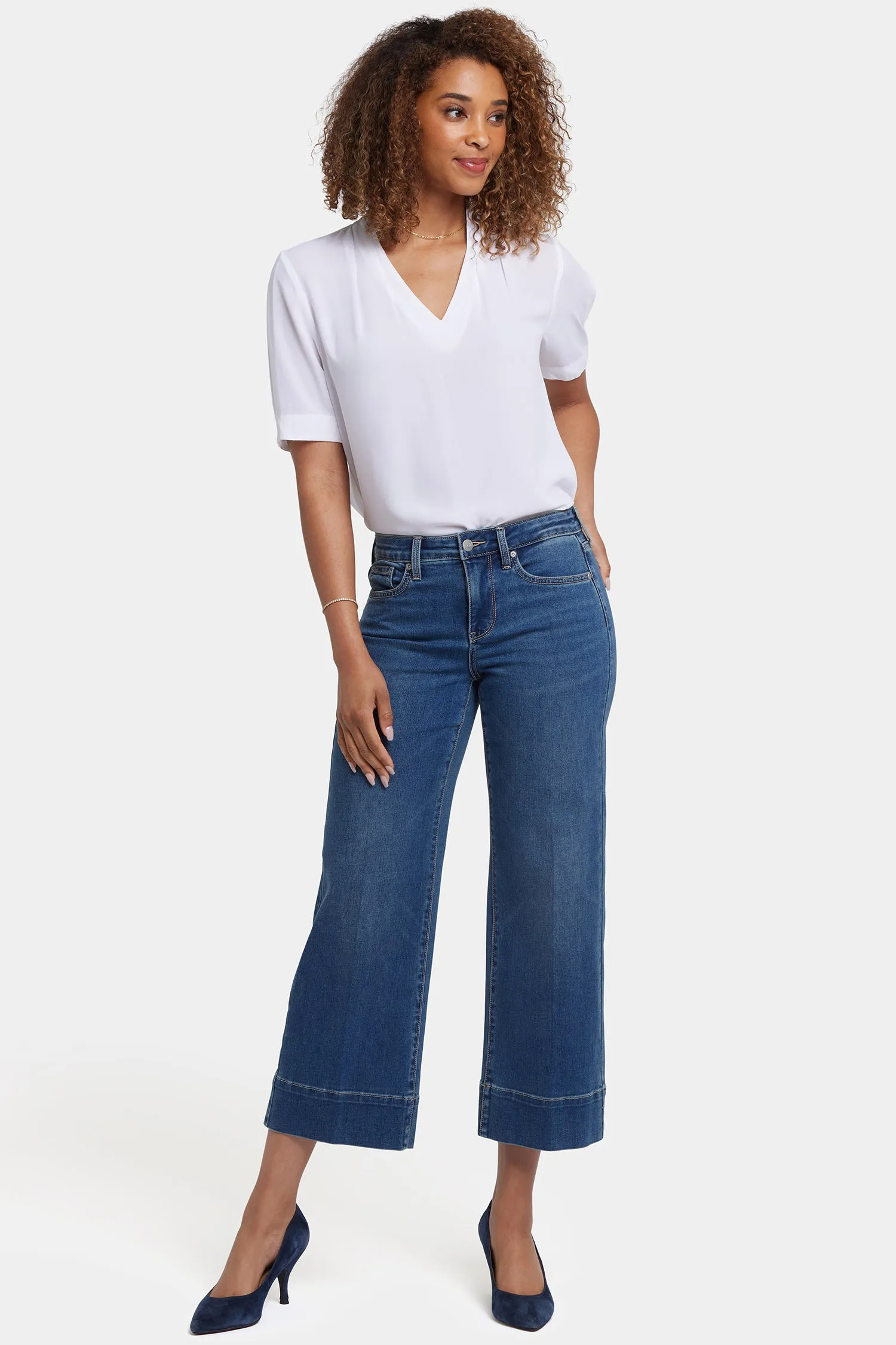 Teresa Wide Leg Ankle Jeans - Valencia Surf sold by NYDJ product image thumbnail 4