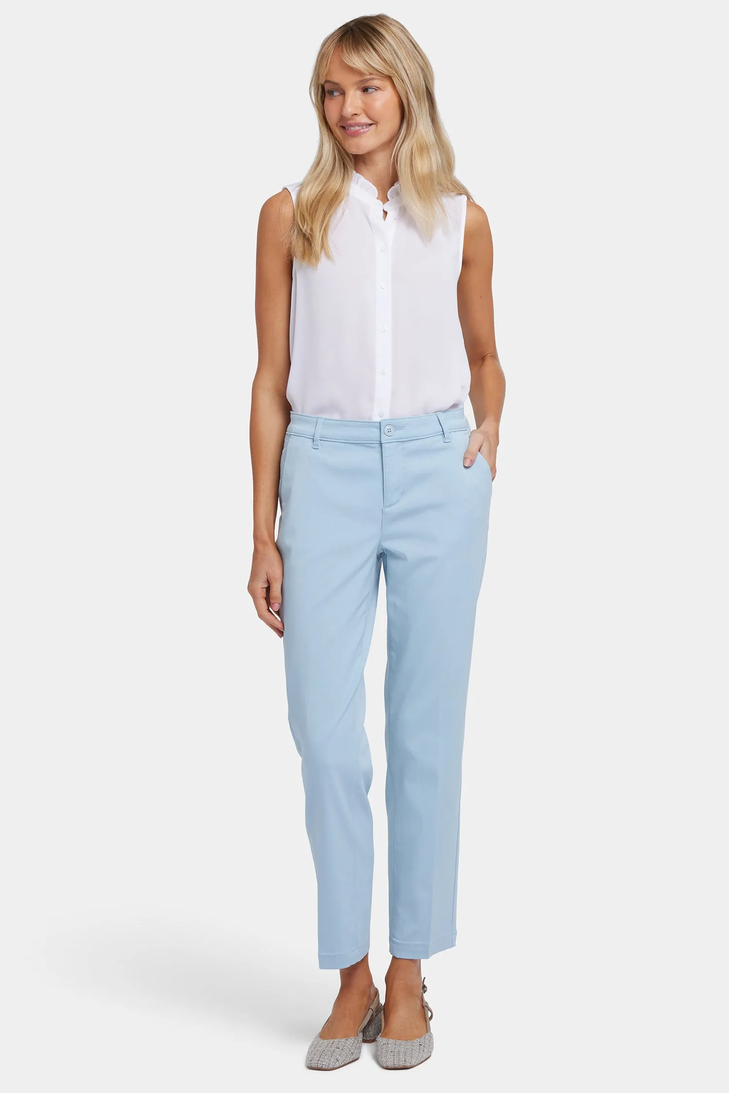Sadie Slim Pants - Aquatic sold by NYDJ product image thumbnail 4
