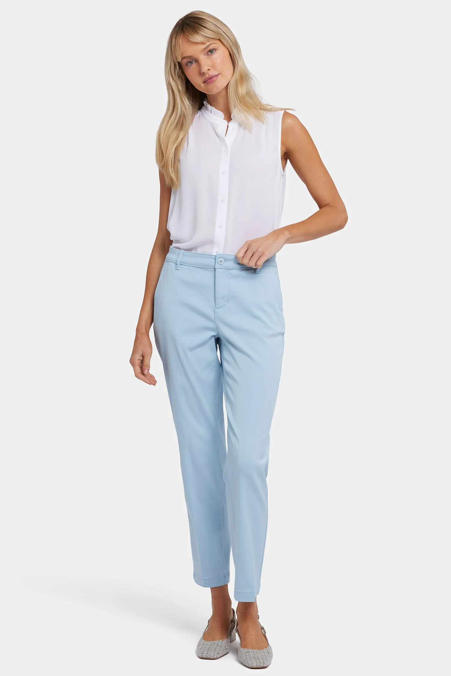 Sadie Slim Pants - Aquatic sold by NYDJ