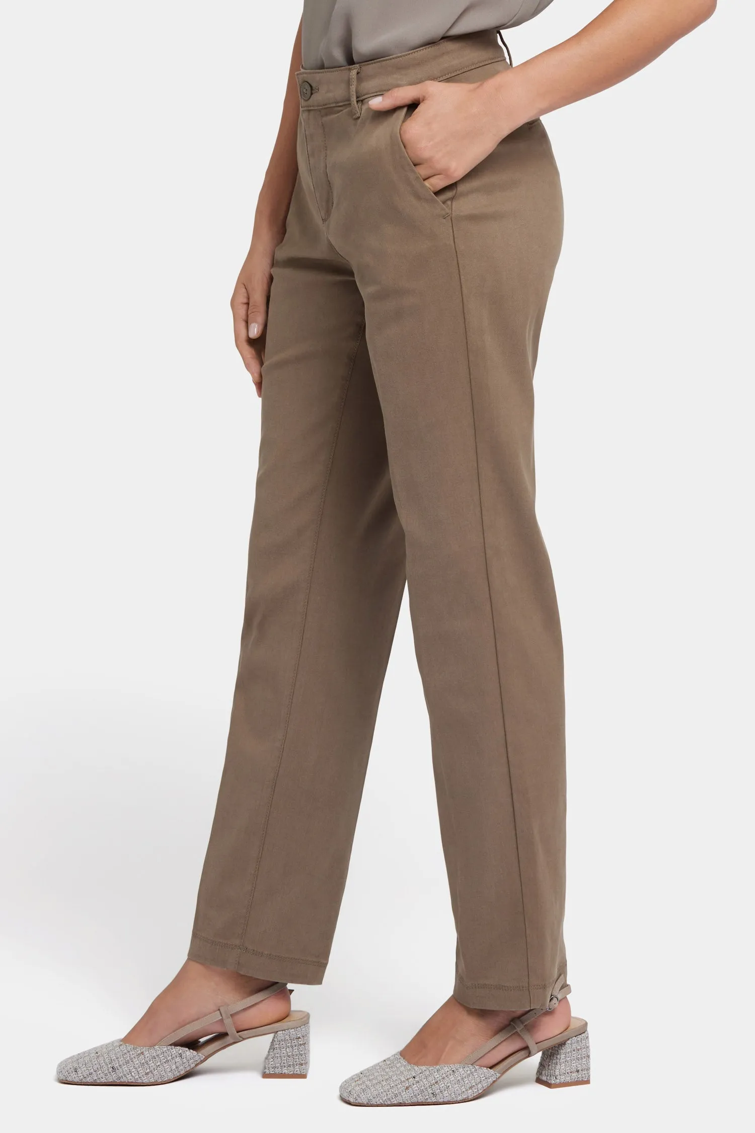 Sadie Slim Pants - Incense sold by NYDJ product image thumbnail 3