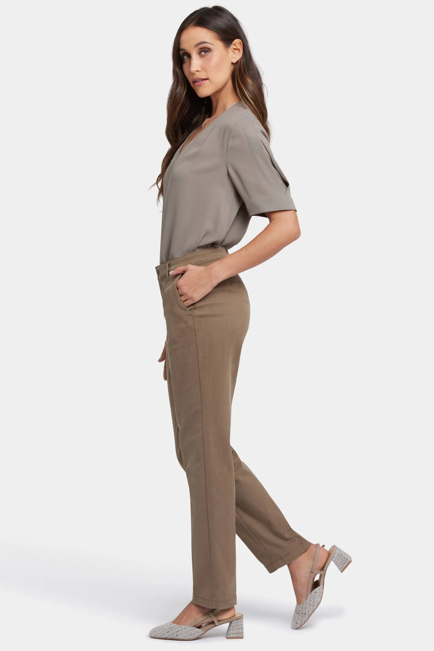 Sadie Slim Pants - Incense sold by NYDJ product image thumbnail 5