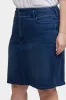 High Waist Skirt In Plus Size - Ibiza Blues sold by NYDJ