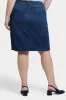 High Waist Skirt In Plus Size - Ibiza Blues sold by NYDJ