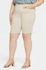 Briella 11 Inch Denim Shorts In Plus Size - Feather sold by NYDJ