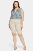 Briella 11 Inch Denim Shorts In Plus Size - Feather sold by NYDJ