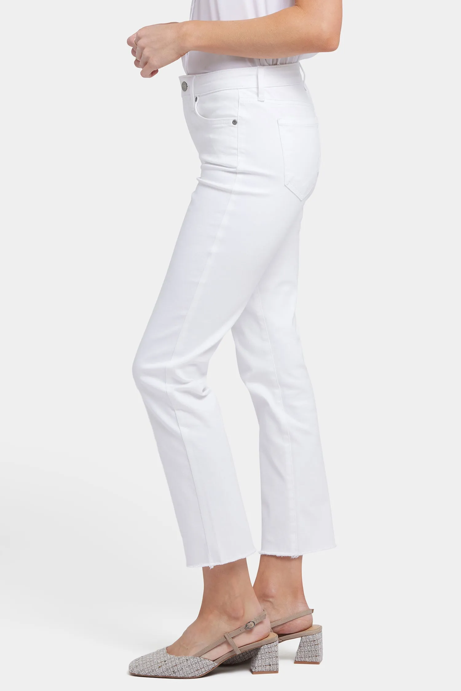 Sheri Slim Ankle Jeans - Optic White sold by NYDJ product image thumbnail 3