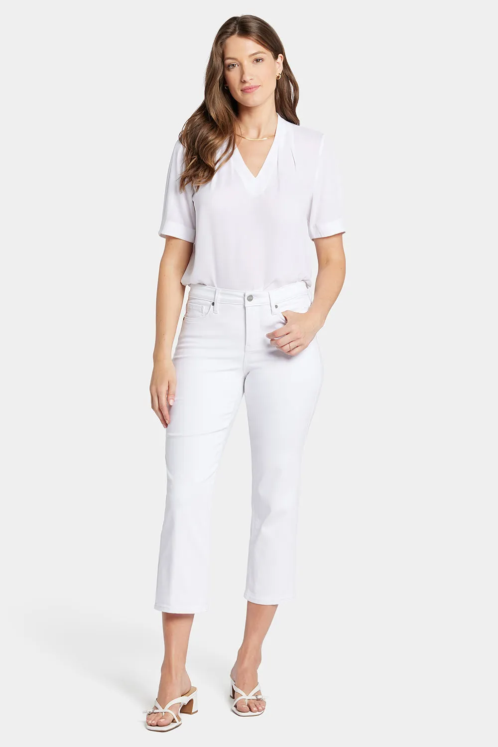 Relaxed Piper Crop Jeans - Optic White sold by NYDJ product image thumbnail 4