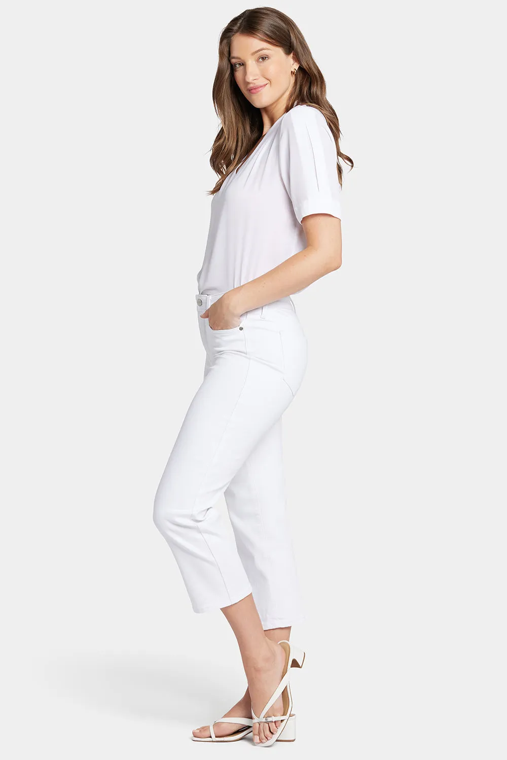 Relaxed Piper Crop Jeans - Optic White sold by NYDJ product image thumbnail 5