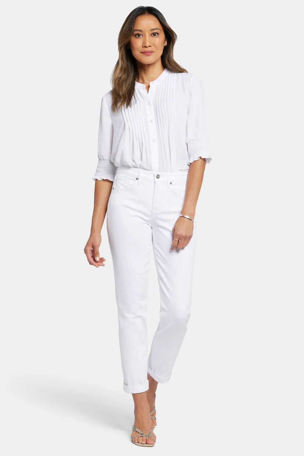 Margot Girlfriend Jeans - Optic White sold by NYDJ product image thumbnail 4