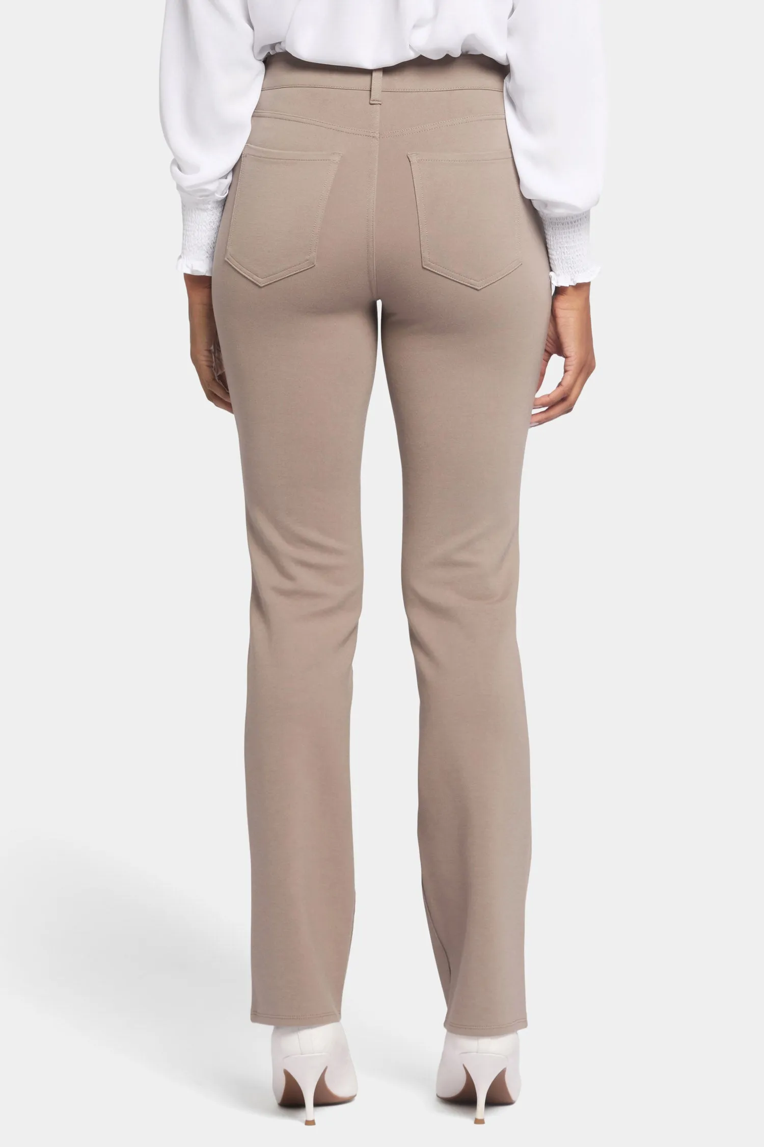 Marilyn Straight Pants In Petite - Saddlewood sold by NYDJ product image thumbnail 2