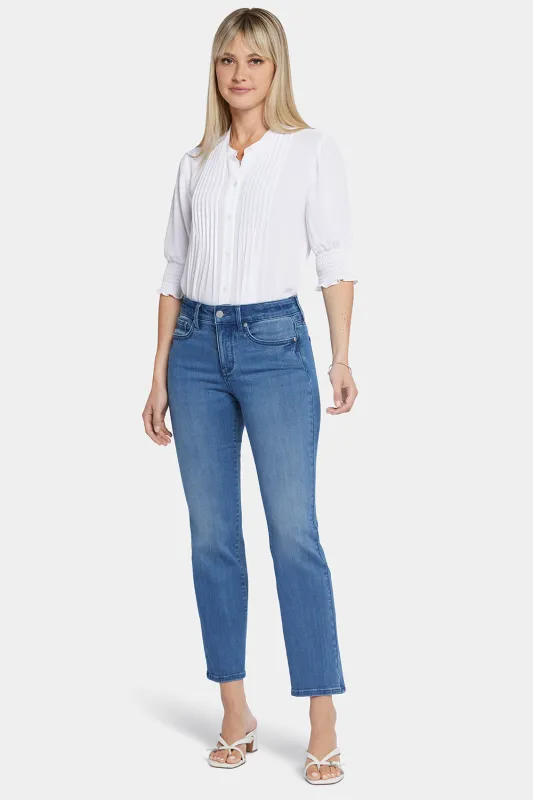 Marilyn Straight Ankle Jeans - Blue Island sold by NYDJ