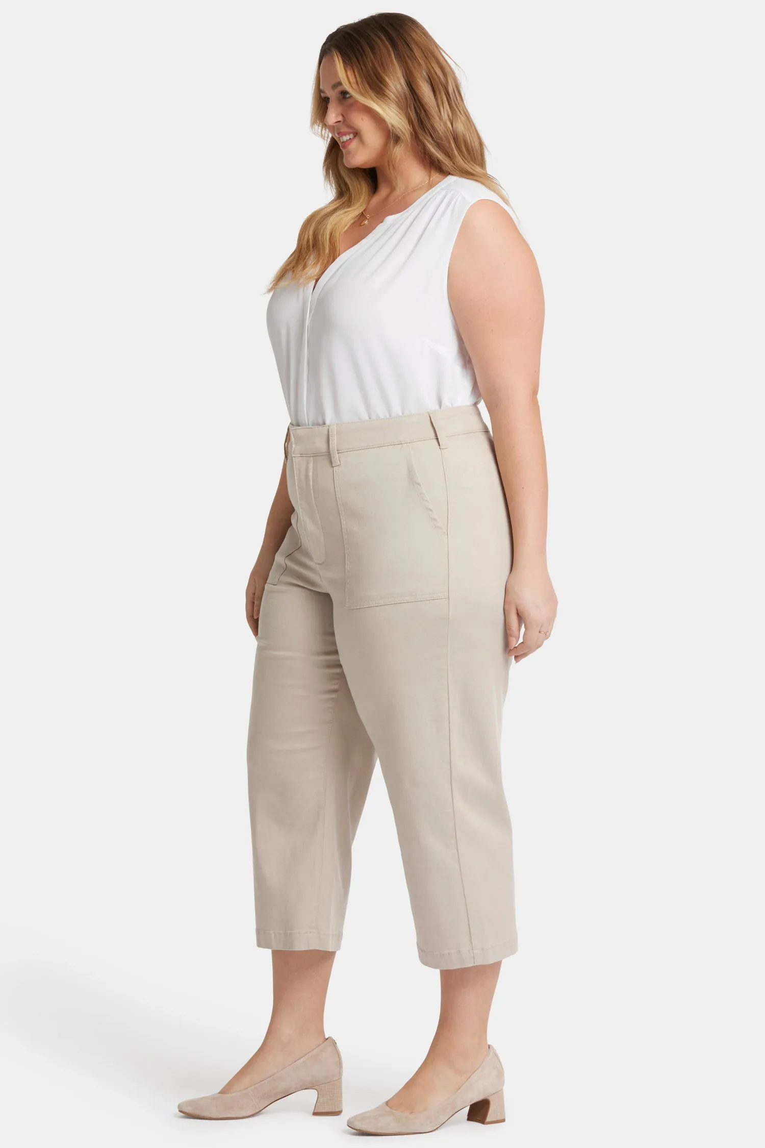 Utility Pants In Plus Size - Feather sold by NYDJ product image thumbnail 5